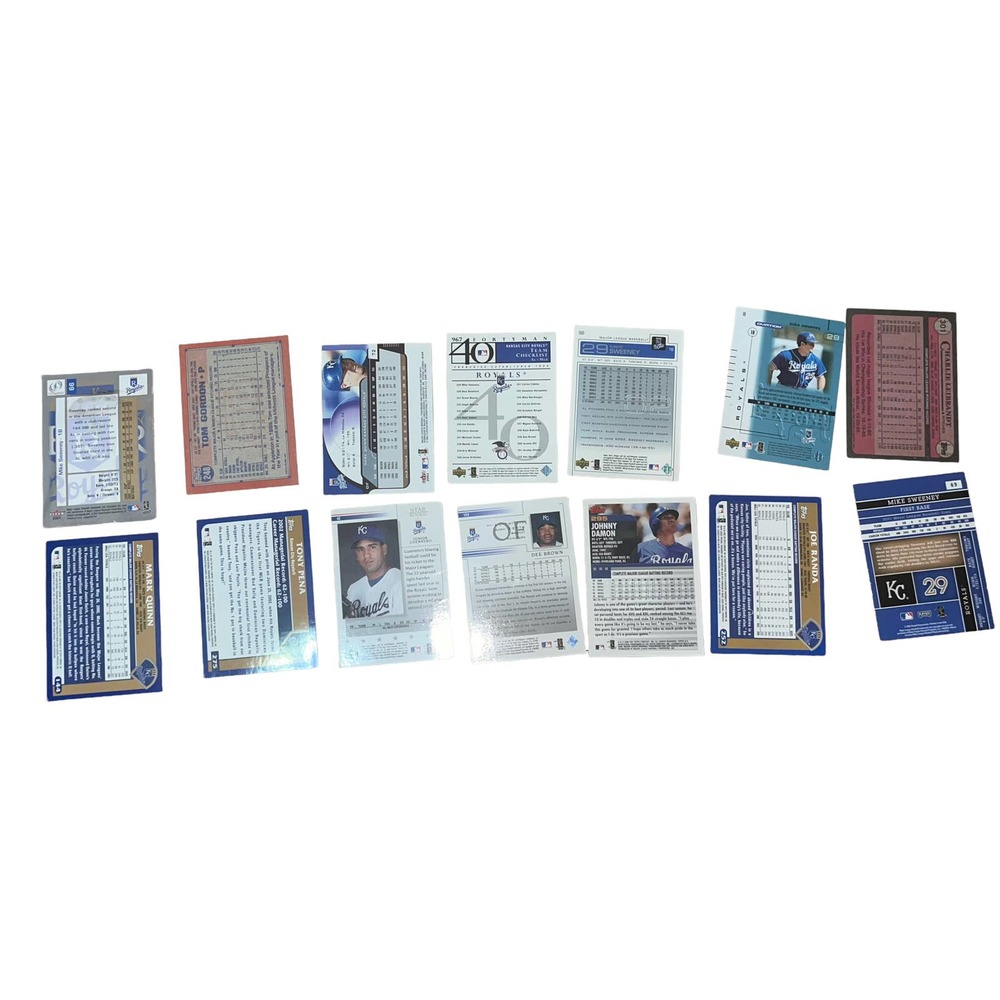 Vintage Kansas City Royals 14 card lot - Picture 2 of 2